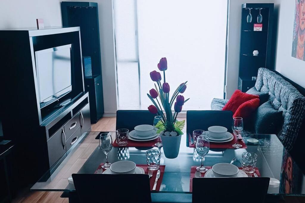 Secure, Central And Quiet Apartment Work Or Travel Kota Meksiko Bagian luar foto
