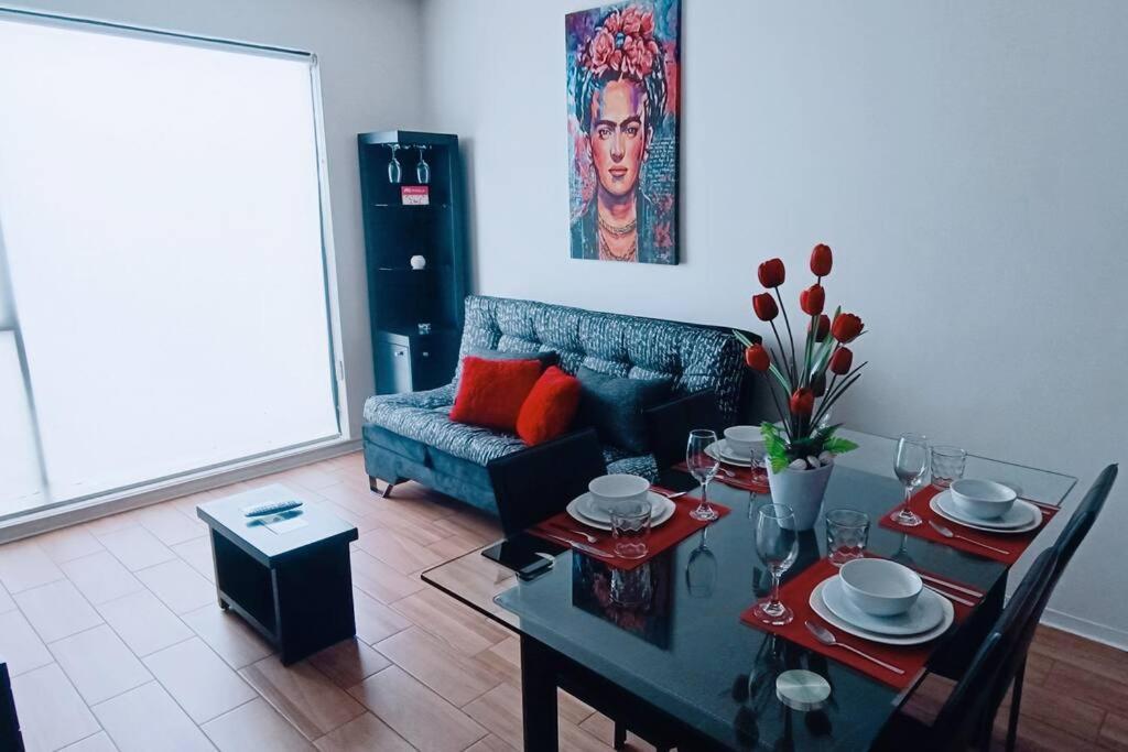 Secure, Central And Quiet Apartment Work Or Travel Kota Meksiko Bagian luar foto