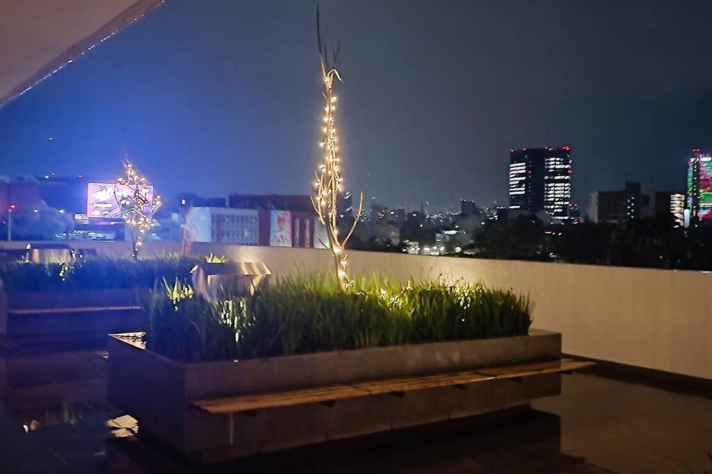Secure, Central And Quiet Apartment Work Or Travel Kota Meksiko Bagian luar foto